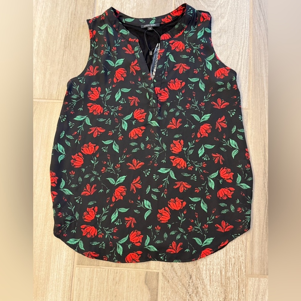 Papermoon Fayette Mixed Material Blouse